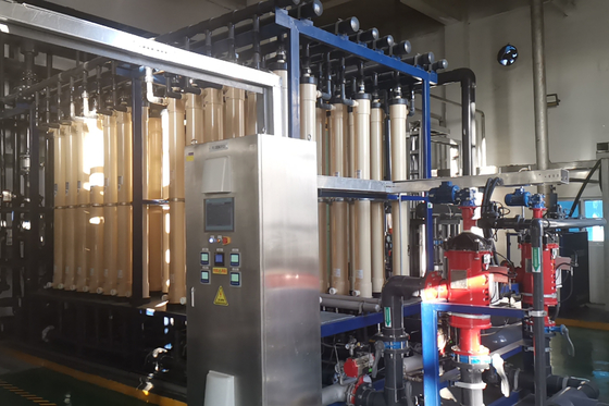 Beli Peralatan Ultrafiltrasi Pengolahan Air Industri, Unit Ultrafiltrasi 0,1 ~ 3bar pembuatan online