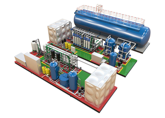 Sistem Reverse Osmosis Untuk Air Laut, Air Laut Ro Sistem Skid Desain