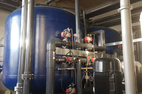 Peralatan penyaringan air karbon aktif industri dengan teknologi adsorpsi