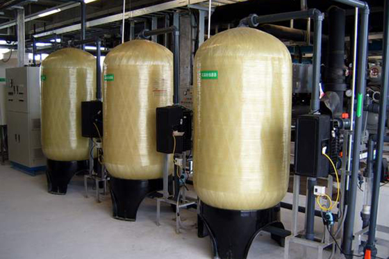 20~30m/H Ion Exchange Water Softener Equipment Untuk Industri Elektronika Kimia