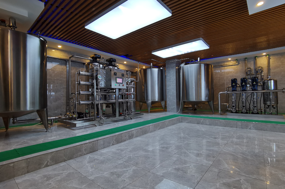 Sistem reverse osmosis industri satu tahap Pengolahan air Kontrol otomatis