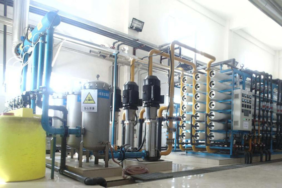 Skid Desain Dua Tahap Sistem Air RO Industri Solusi Pengolahan Air