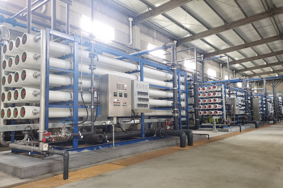 Sistem Air RO Industri Dua Tahap Penghapusan Kekotoran yang Efisien Penggunaan Air Limbah Kembali