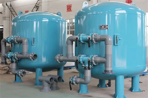 Peralatan Filter Air Industri Multi Media Untuk Penghapusan Sedimen